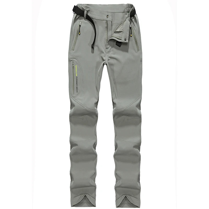 LNGXO Waterproof Hiking Pants Women Trekking Camping Climbing Running Outdoor Pants Quick Dry Stretch Breathable Thin Trousers