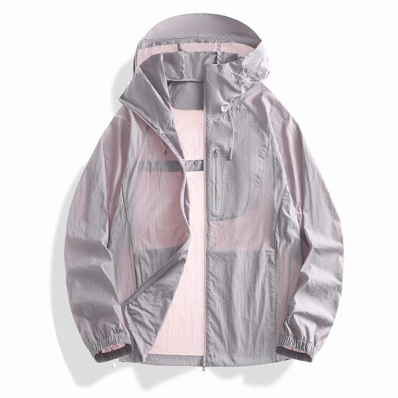 Summer Sun Protection Clothing For Men And Women, Lightweight Anti-UV Breathable Skin Clothing, Outdoor Sports Camping Jacket,