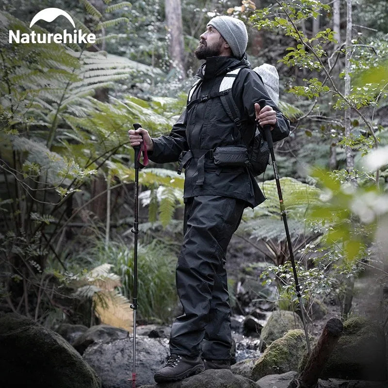 Naturehike Rainproof Pant Outdoor Portable Hiking Travel Waterproof Breathable Fishing Pants Men Women Windproof Sport Pants