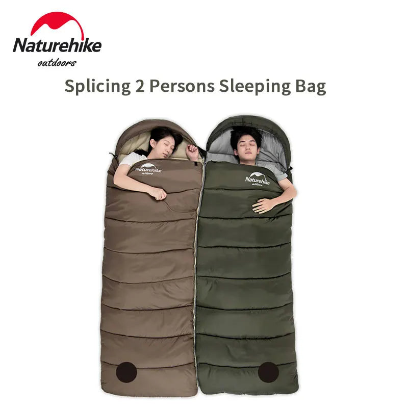 Naturehike Sleeping Bag Ultralight Cotton Sleeping Bag Winter Sleeping Bag Lightweight Waterproof Outdoor Quilt Sleeping Bag