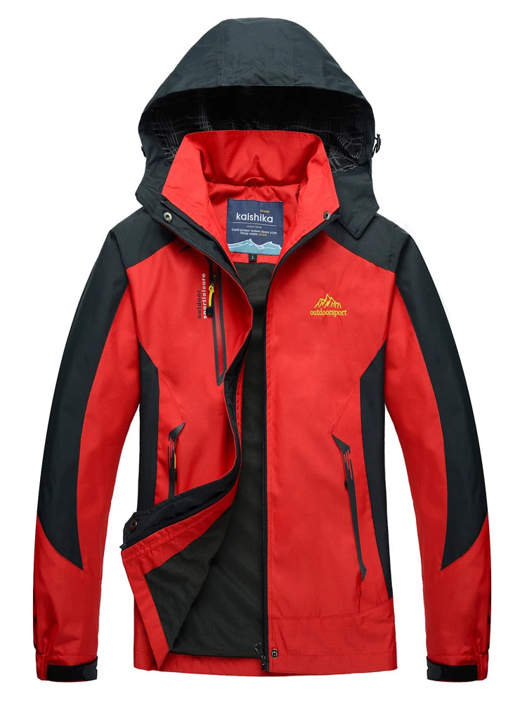 Autumn Women's Waterproof Jacket Outdoor Softshell Raincoat for Hiking Travel Trekking Camping Jacket Windbreaker