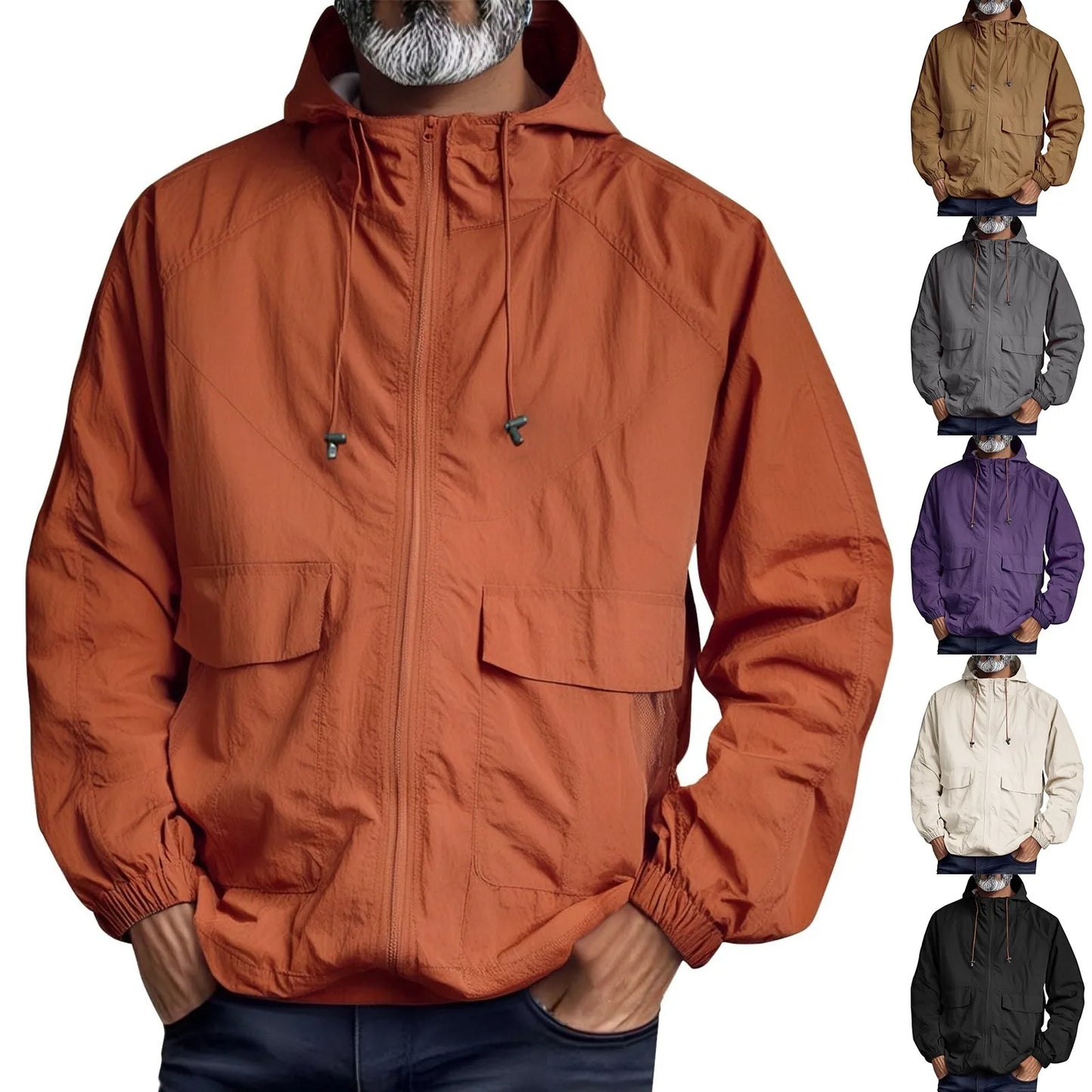 Upf 50+ Unisex Light Breathable Lightweight Jacket Outdoor Waterproof Coat Sun Uv Quick Dry Protectionacket Hooded Soft Jackets
