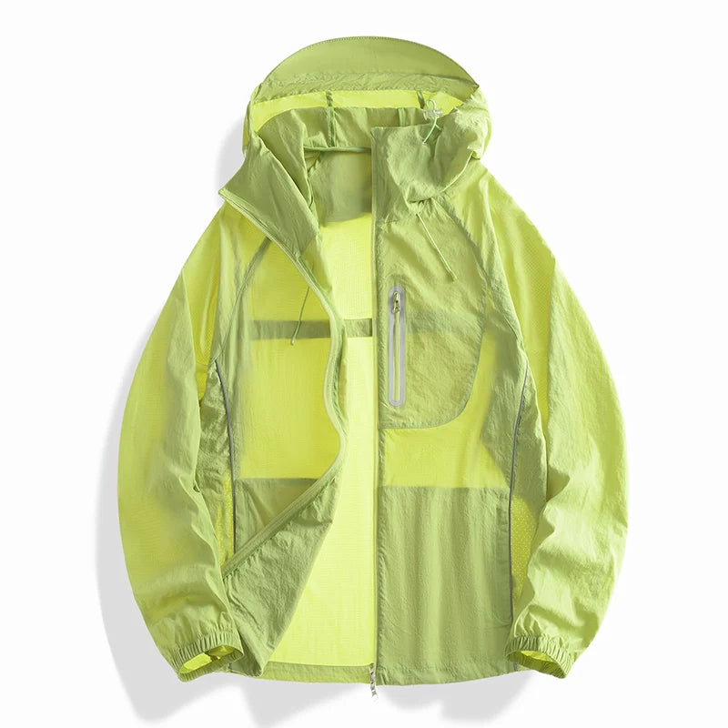 Summer Sun Protection Clothing For Men And Women, Lightweight Anti-UV Breathable Skin Clothing, Outdoor Sports Camping Jacket,