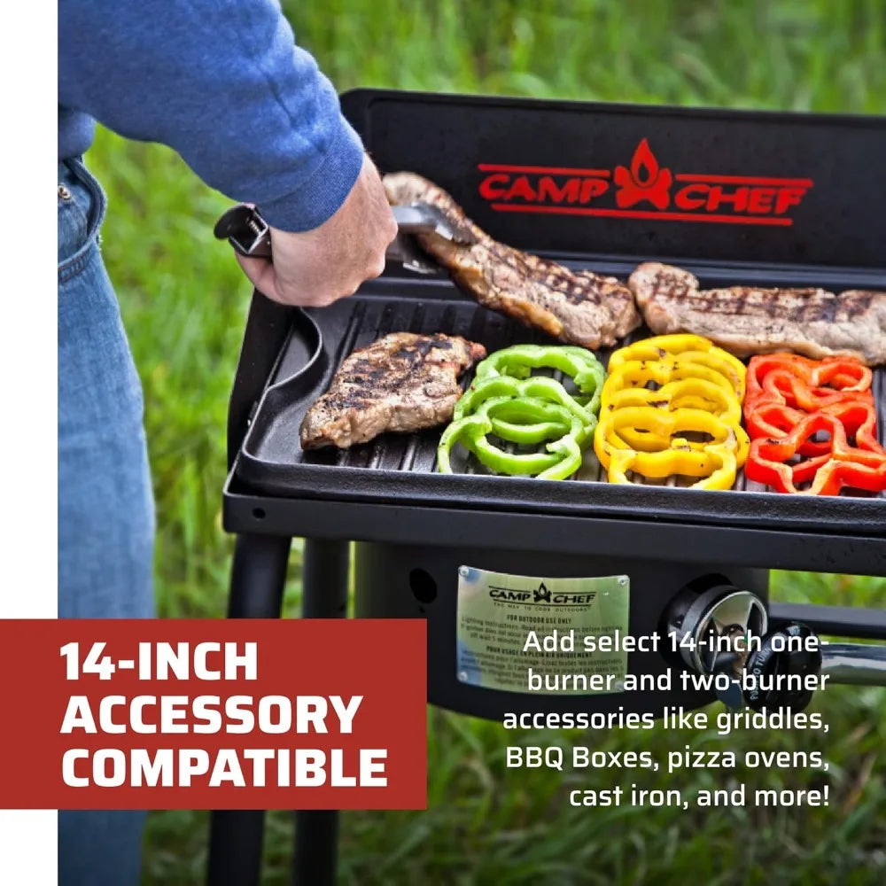 2-Burner Portable Outdoor Camping Cooking Stove