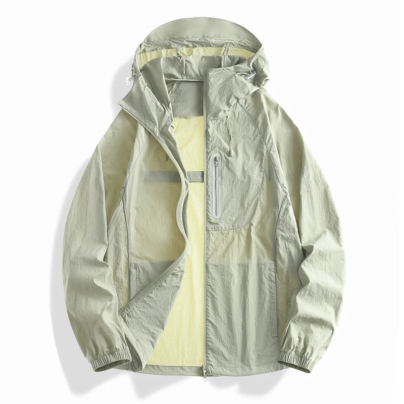Summer Sun Protection Clothing For Men And Women, Lightweight Anti-UV Breathable Skin Clothing, Outdoor Sports Camping Jacket,