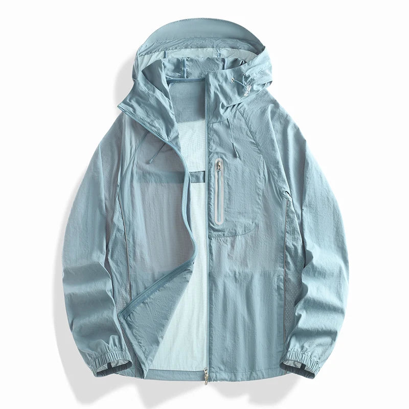 Summer Sun Protection Clothing For Men And Women, Lightweight Anti-UV Breathable Skin Clothing, Outdoor Sports Camping Jacket,