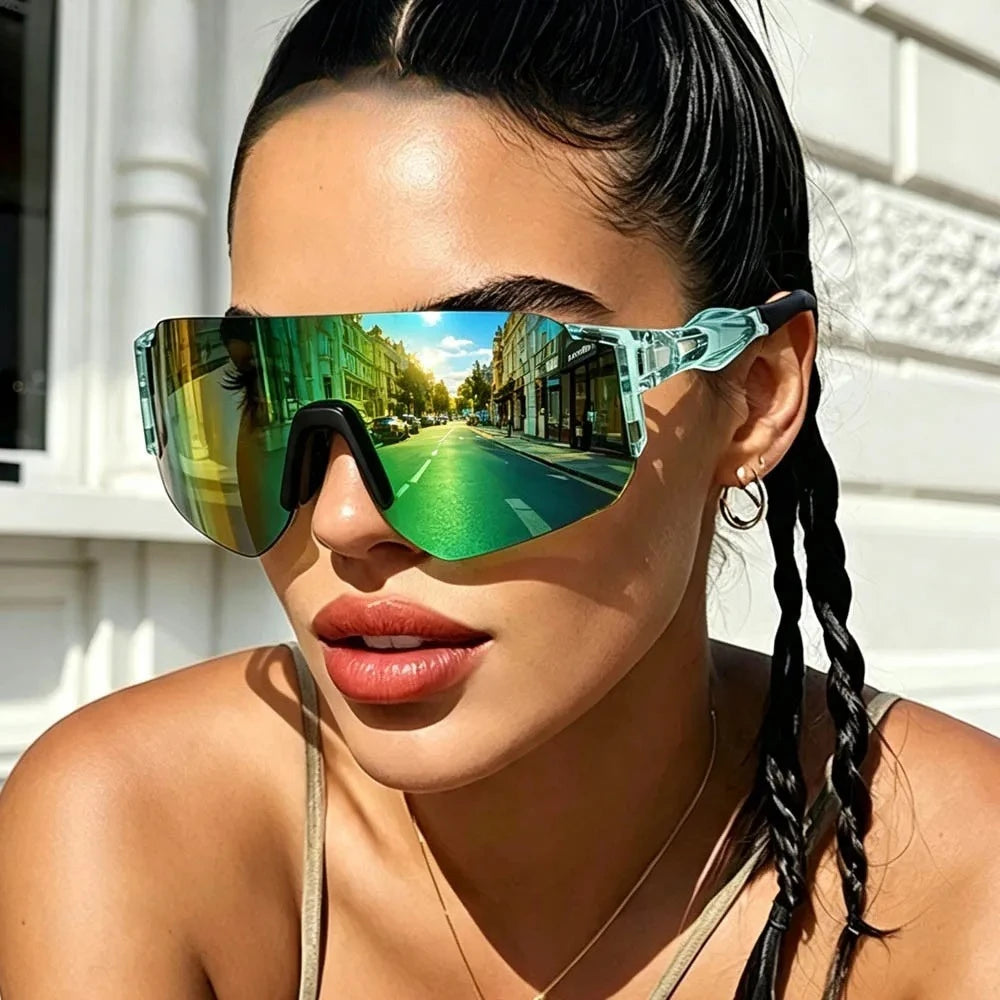 New Square Ski Big Sunglasses Men Riding Sunglasses Driving Glasses Outdoor Sports Women Ski Goggles Large Protective Glasses