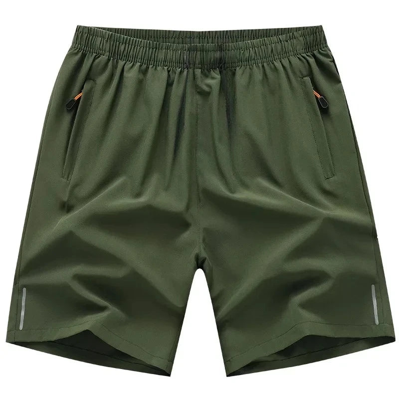 Summer Men Shorts Ice Silk Running Gym Sport Shorts Quick Dry Breathable Beach Short Pant Fitness Jogging Cool Casual Sportswear