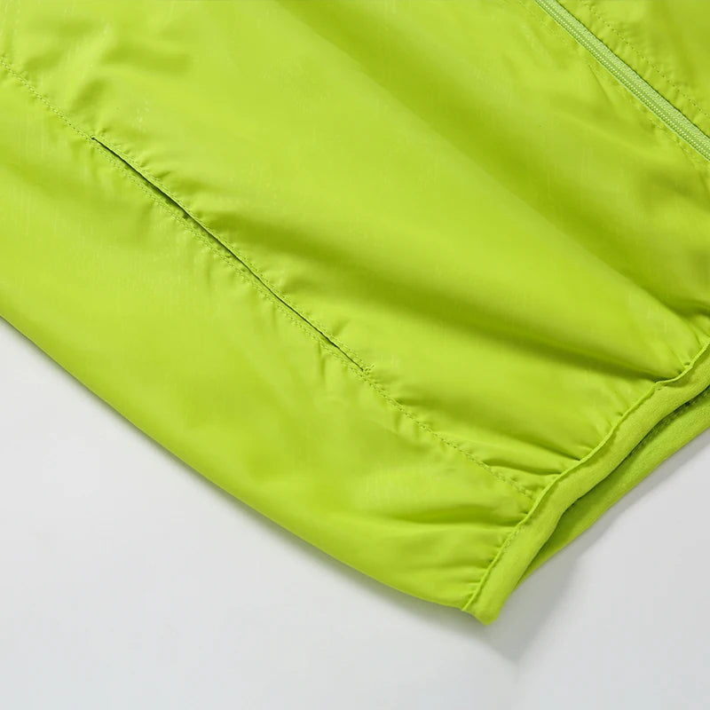 LNGXO Men's Women's Waterproof Hiking Jackets Quick Dry Sun Protective Windbreaker Unisex Camping Climbing Outdoor Rain Coat