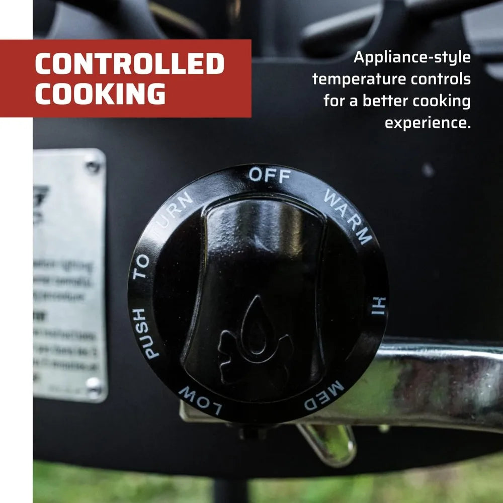 2-Burner Portable Outdoor Camping Cooking Stove